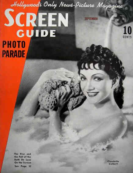 SCREEN GUIDE magazine cover September 1937