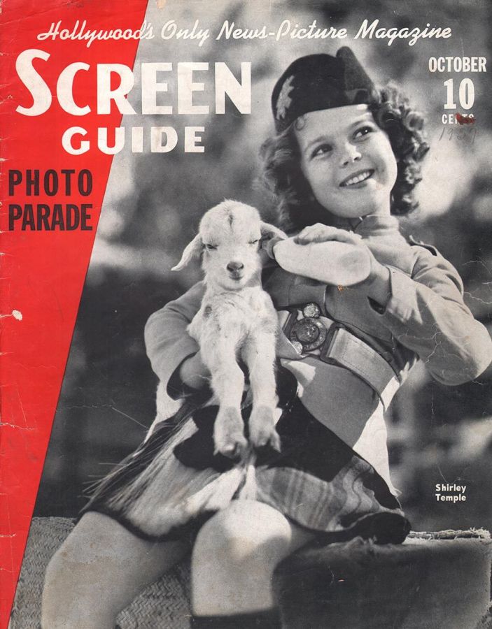 SCREEN GUIDE magazine cover October 1937
