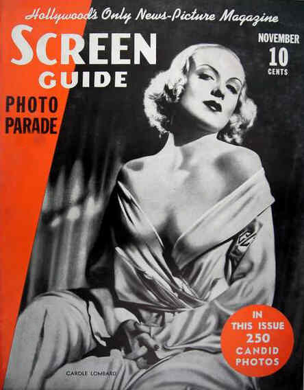 SCREEN GUIDE magazine cover November 1937