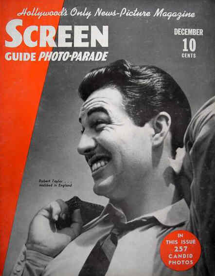 SCREEN GUIDE magazine cover December 1937