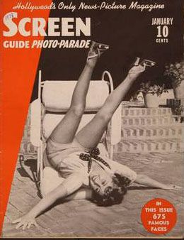SCREEN GUIDE magazine cover January 1938