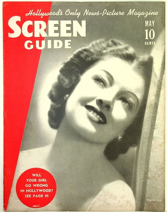 SCREEN GUIDE magazine cover May 1938