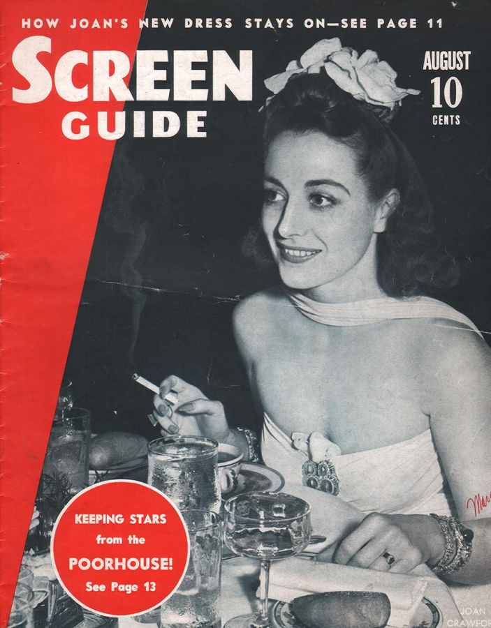 SCREEN GUIDE magazine cover August 1938