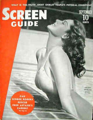 SCREEN GUIDE magazine cover September 1938