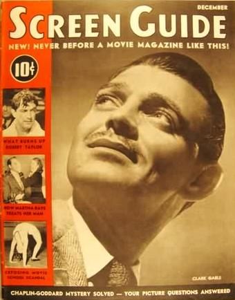 SCREEN GUIDE magazine cover December 1938