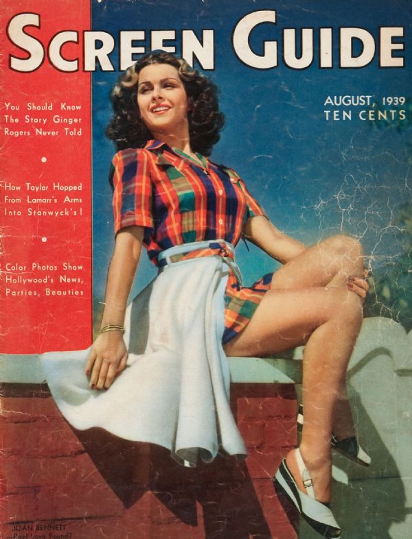 Joan Bennett magazine cover