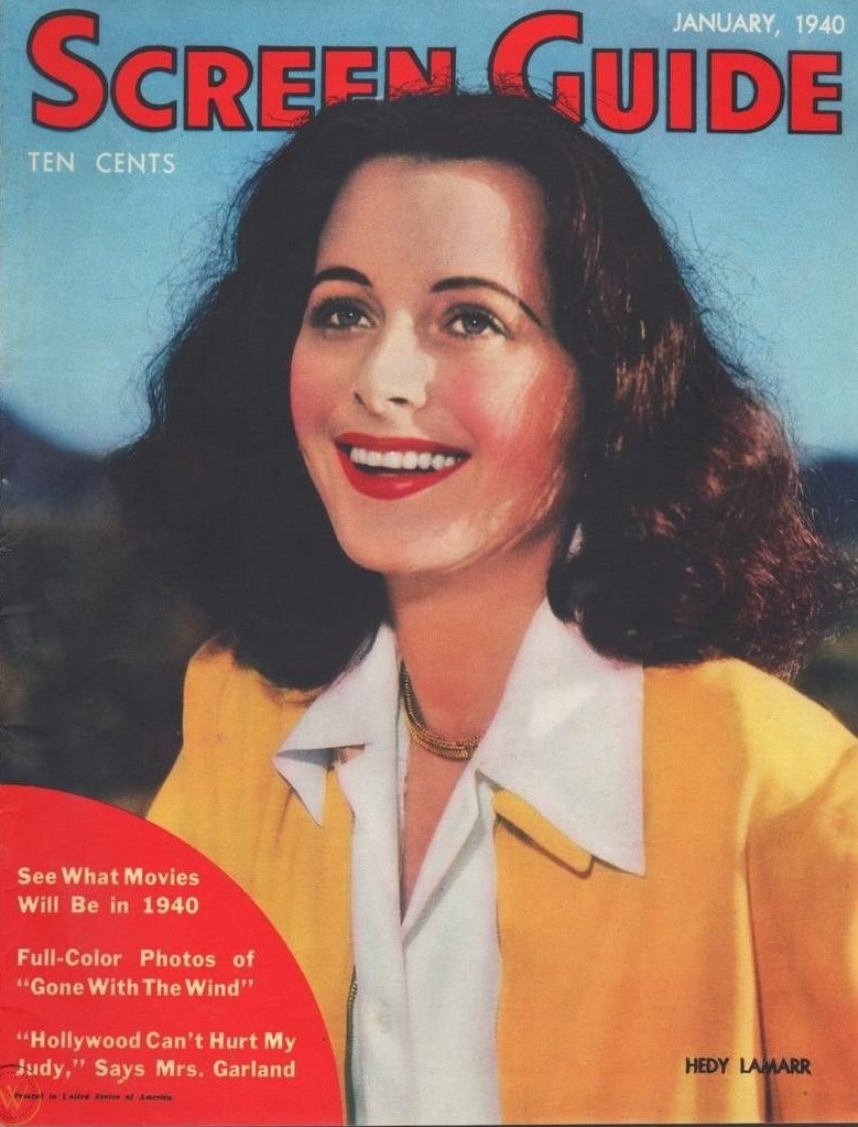 SCREEN GUIDE magazine cover January 1940