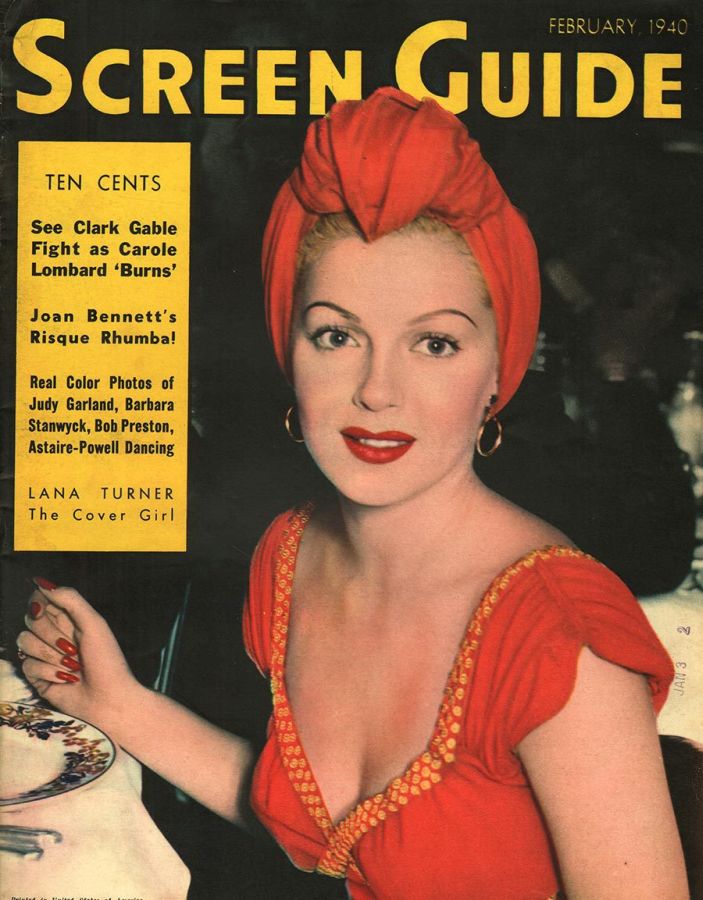SCREEN GUIDE magazine cover February 1940