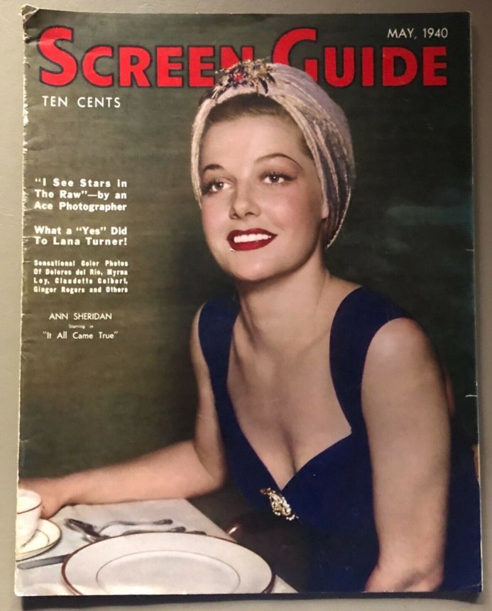 SCREEN GUIDE magazine cover May 1940