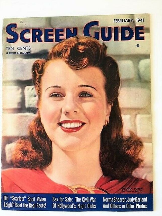SCREEN GUIDE magazine cover February 1941