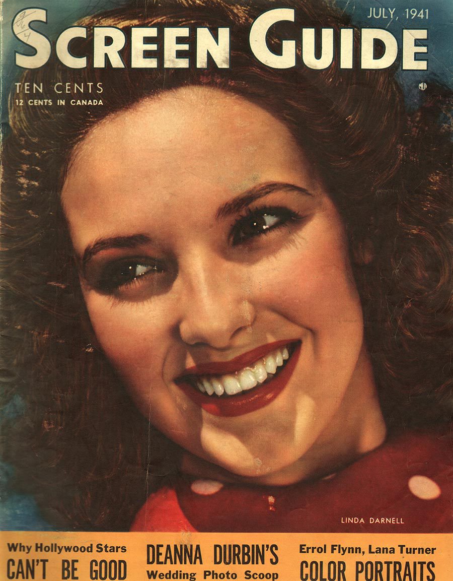 SCREEN GUIDE magazine cover July 1941