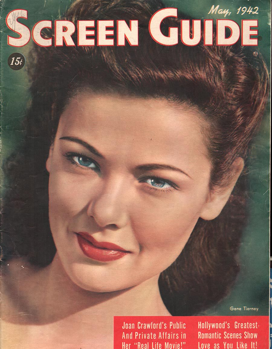 SCREEN GUIDE magazine cover May 1942