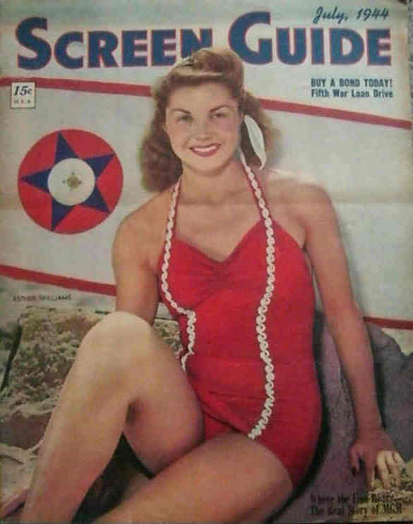 SCREEN GUIDE magazine cover July 1944