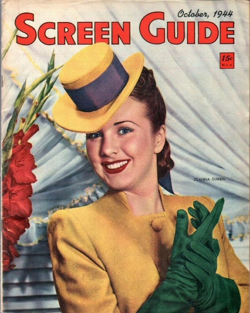 SCREEN GUIDE magazine cover October 1944