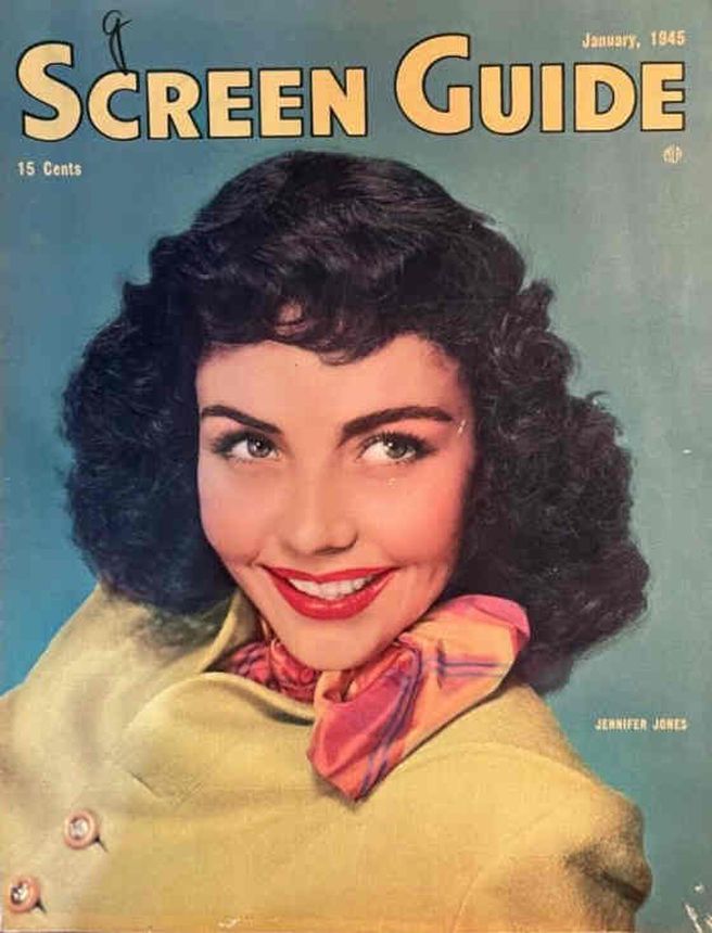 SCREEN GUIDE magazine cover January 1945