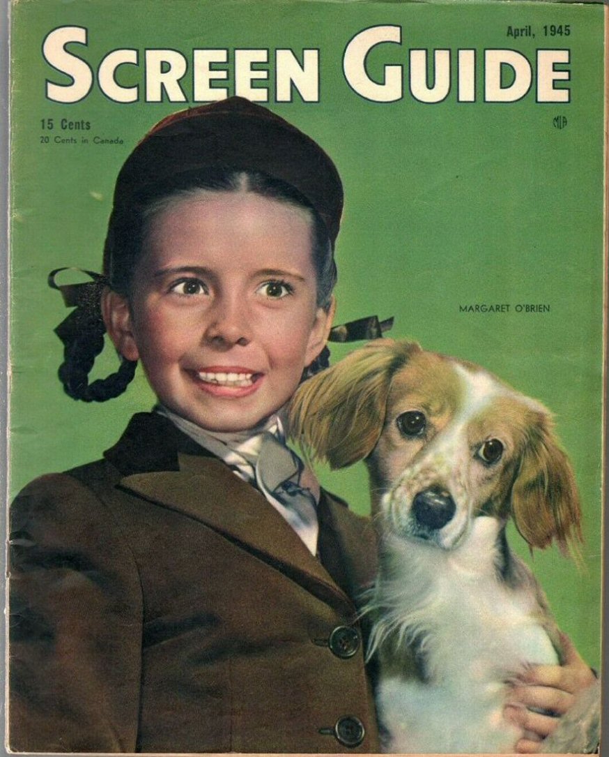 SCREEN GUIDE magazine cover April 1945