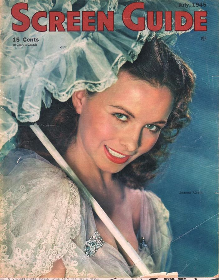 SCREEN GUIDE magazine cover July 1945
