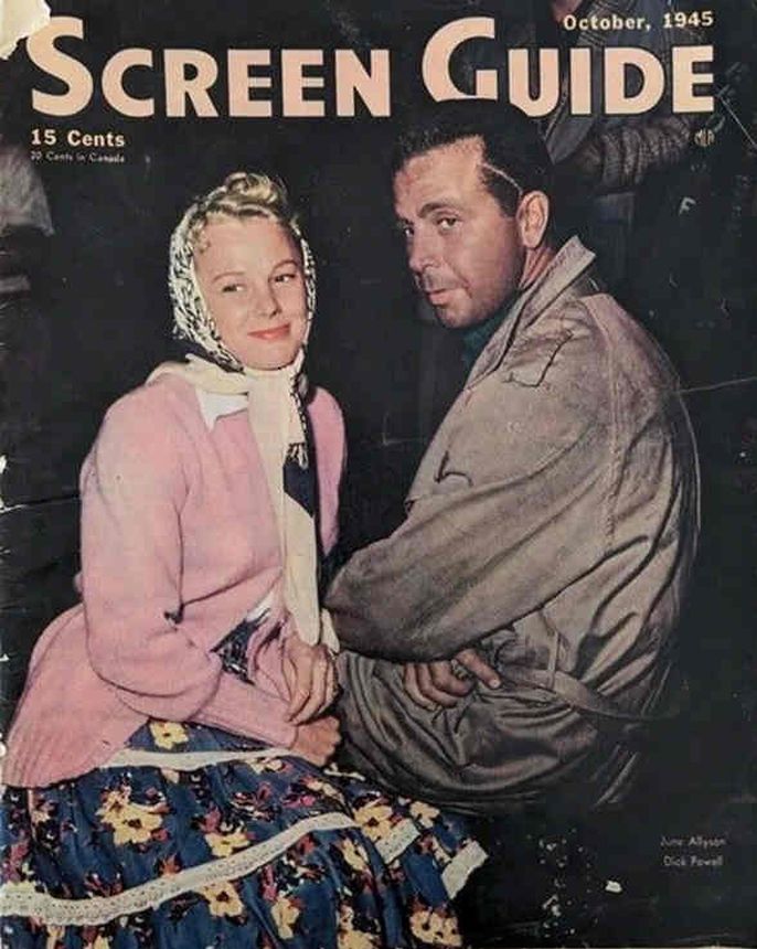 SCREEN GUIDE magazine cover October 1945