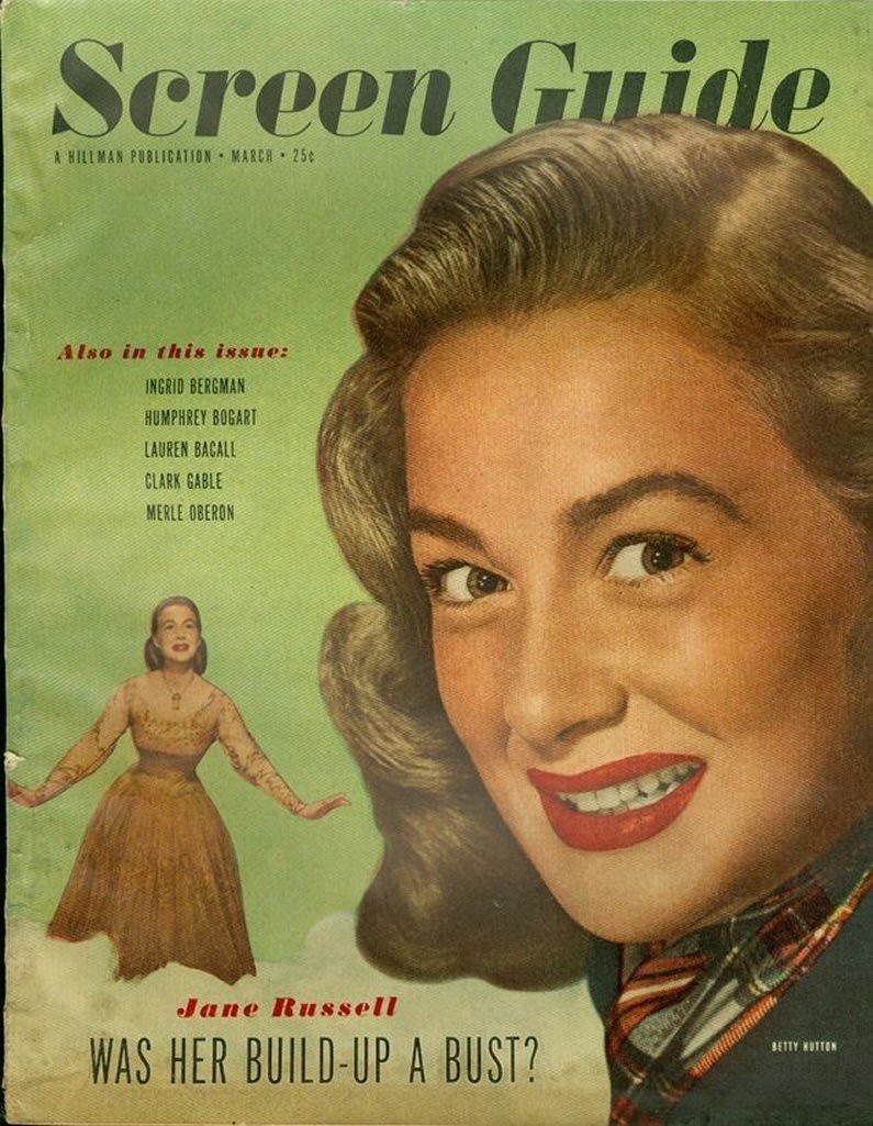 SCREEN GUIDE magazine cover March 1948