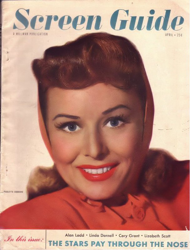 SCREEN GUIDE magazine cover April 1948