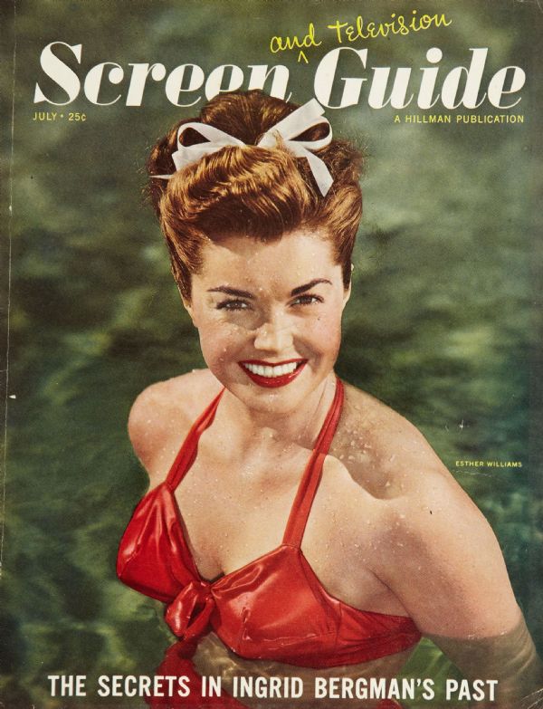 SCREEN GUIDE magazine cover July 1948