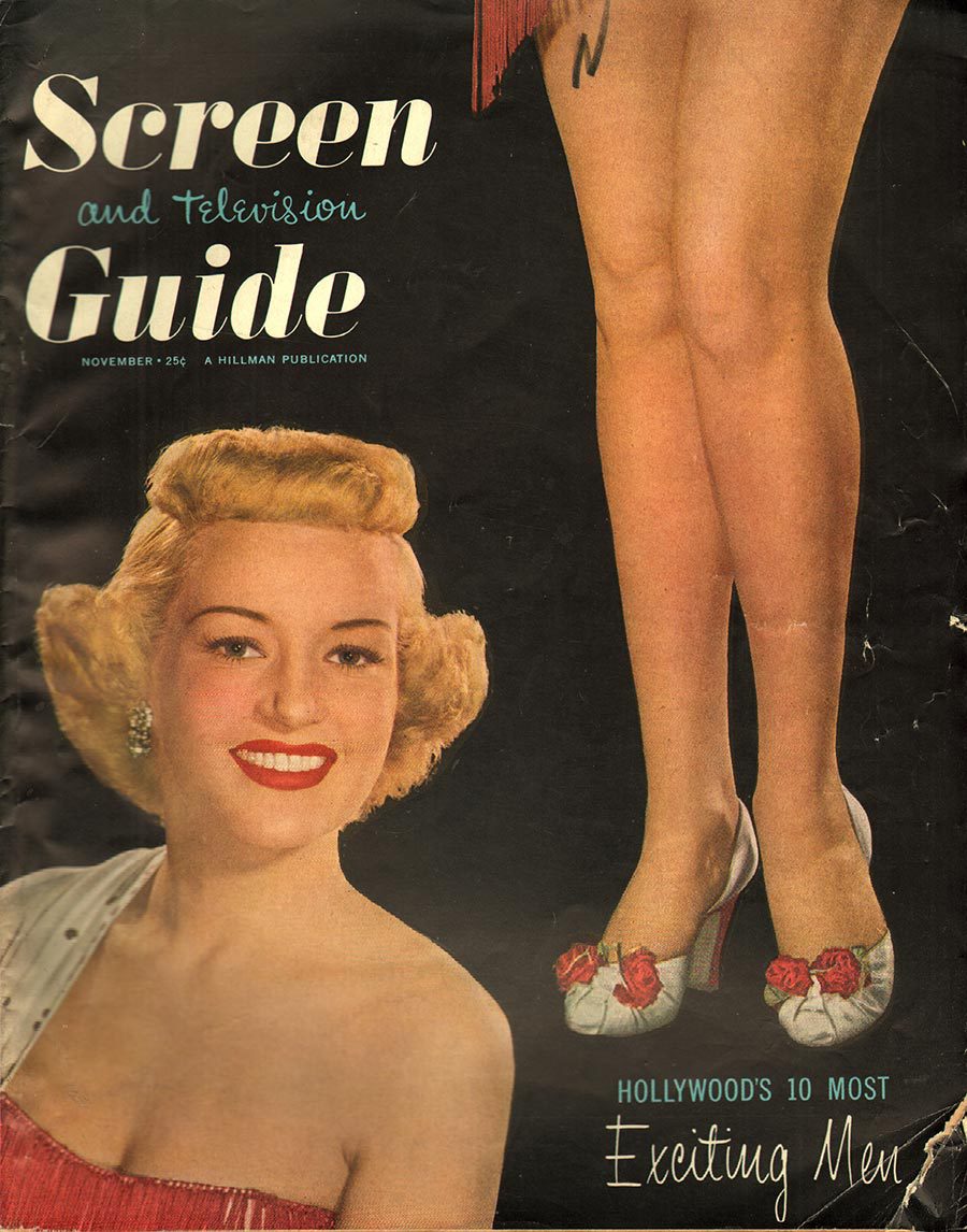 SCREEN GUIDE magazine cover November 1948