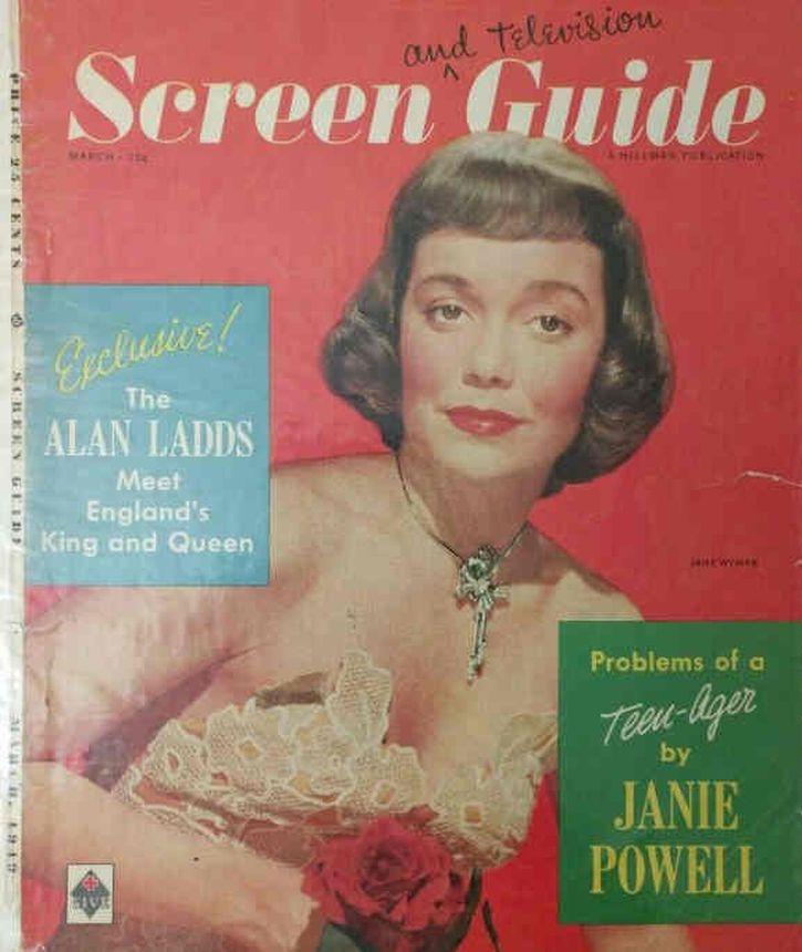 SCREEN GUIDE magazine cover March 1949