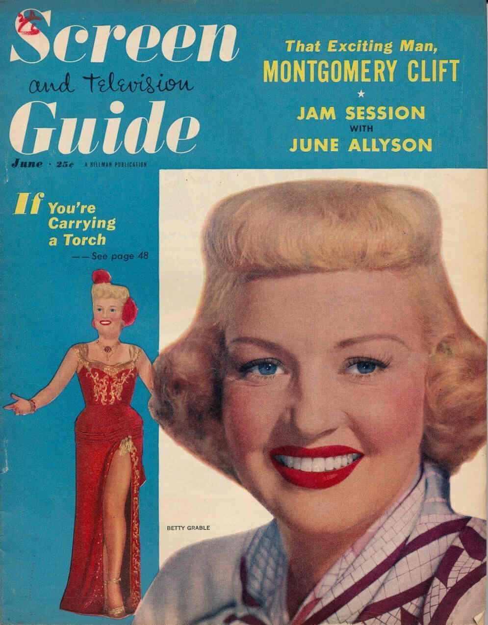 SCREEN GUIDE magazine cover June 1949