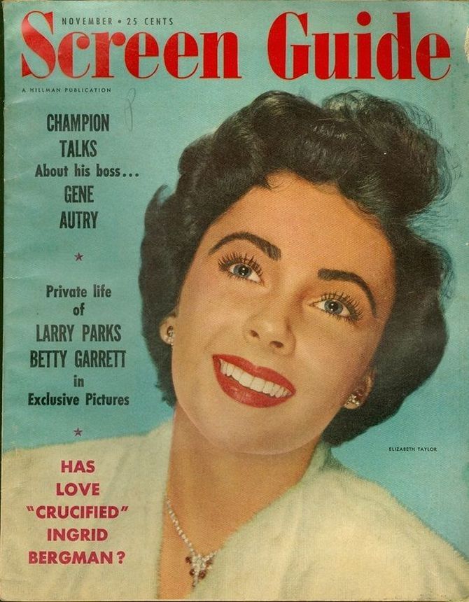 SCREEN GUIDE magazine cover November 1949