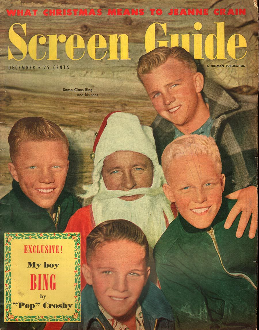 SCREEN GUIDE magazine cover December 1949