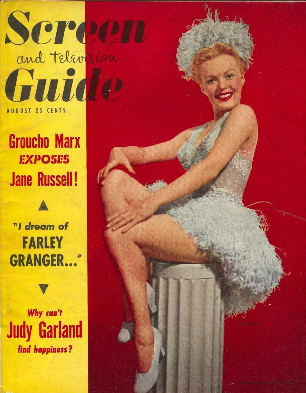 SCREEN GUIDE magazine cover August 1949