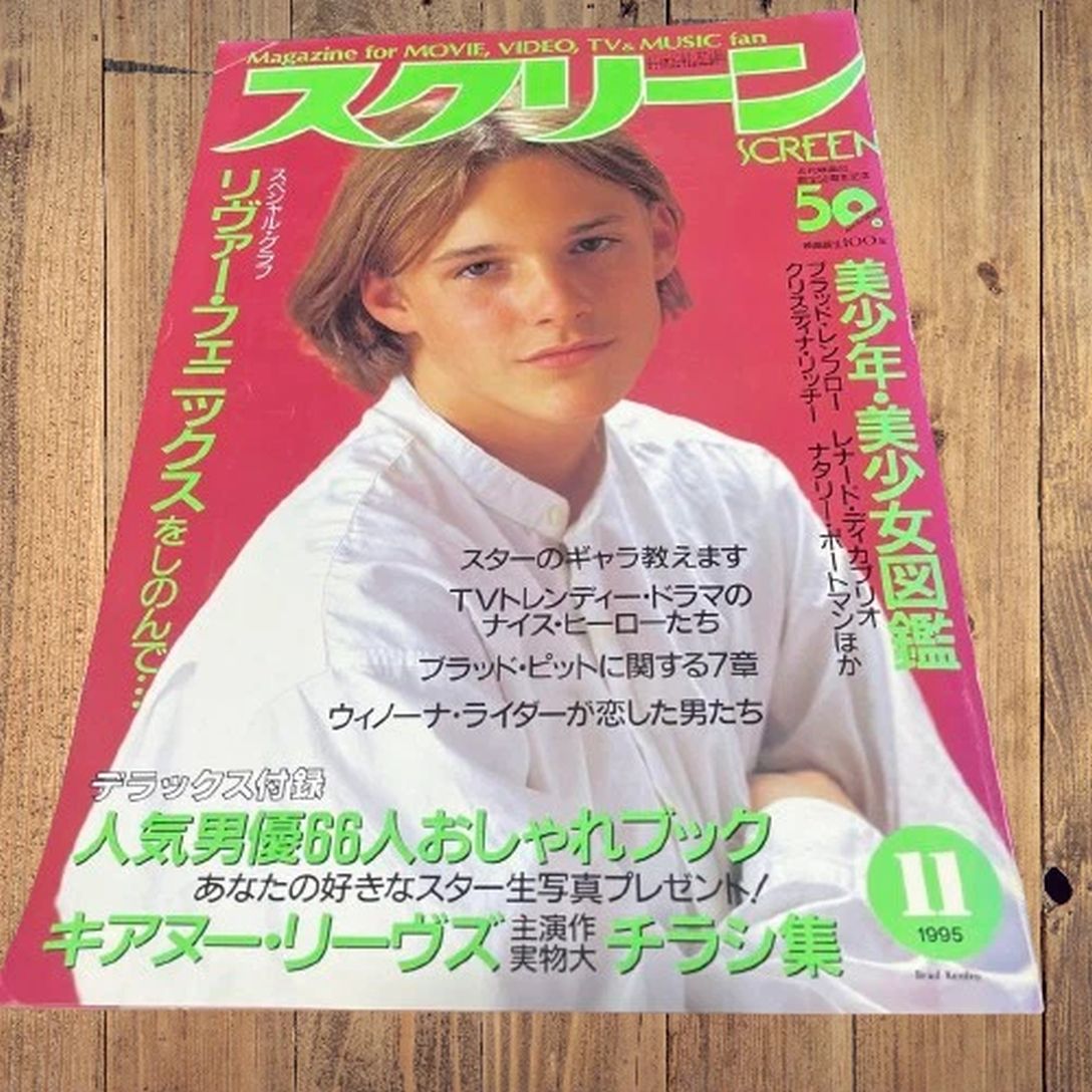 SCREEN (Jp) magazine cover  November 1995