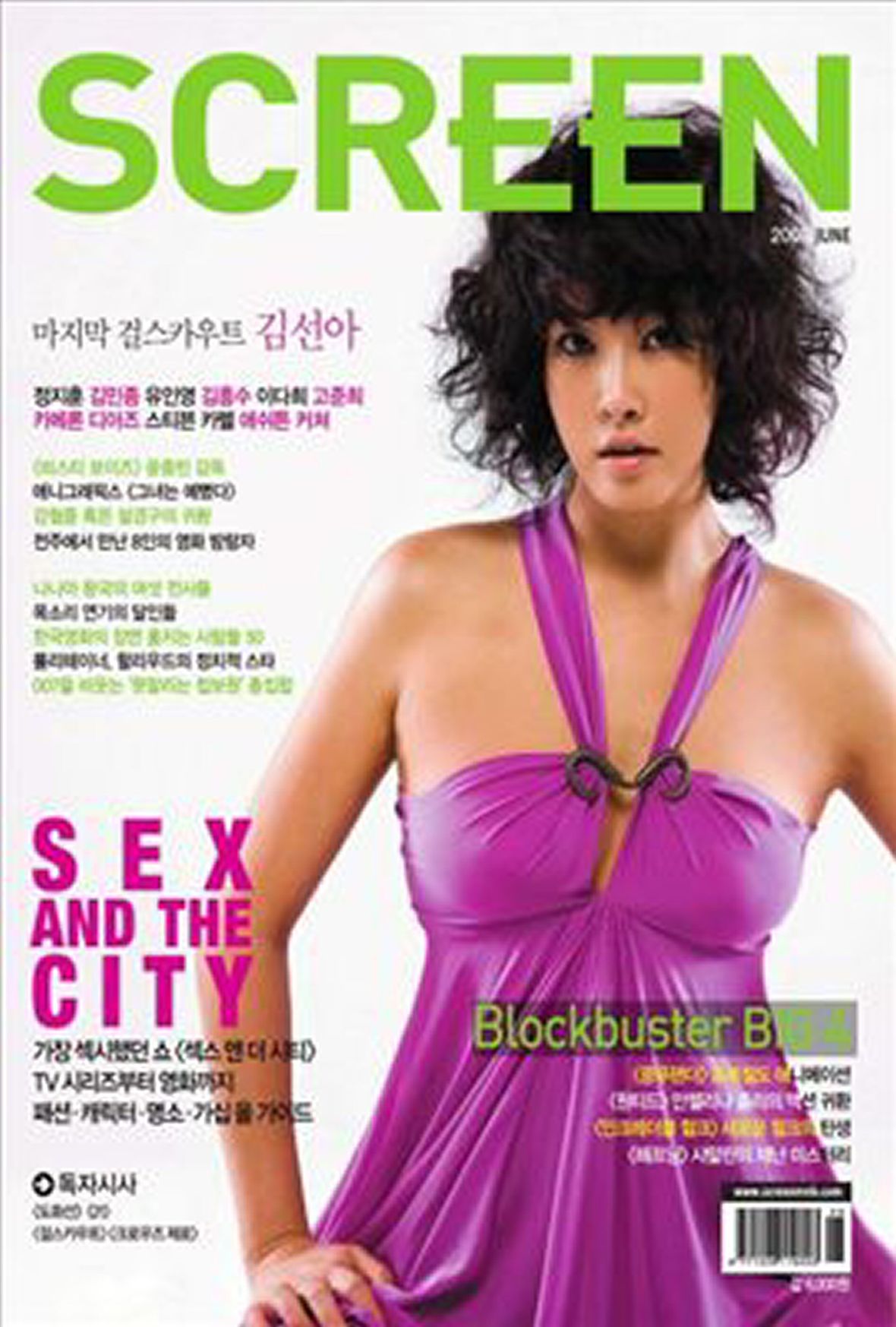 SCREEN (Ko) magazine cover  June 2008