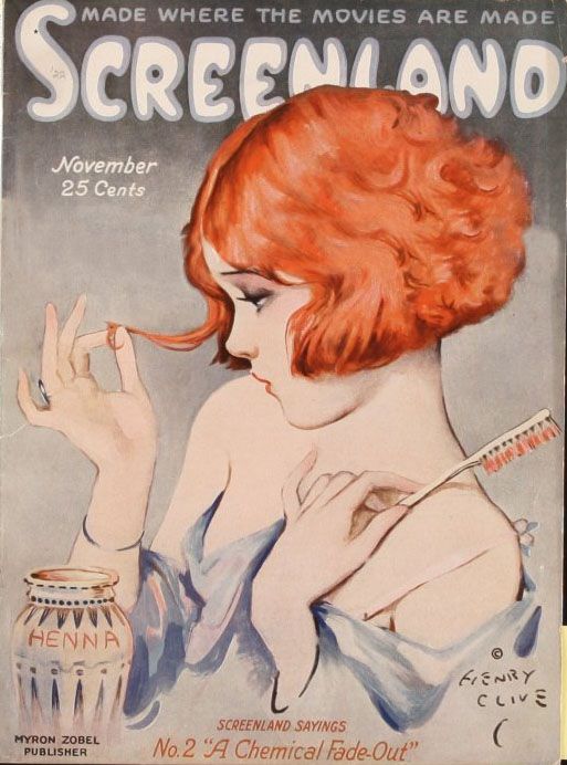 SCREENLAND magazine cover November 1922