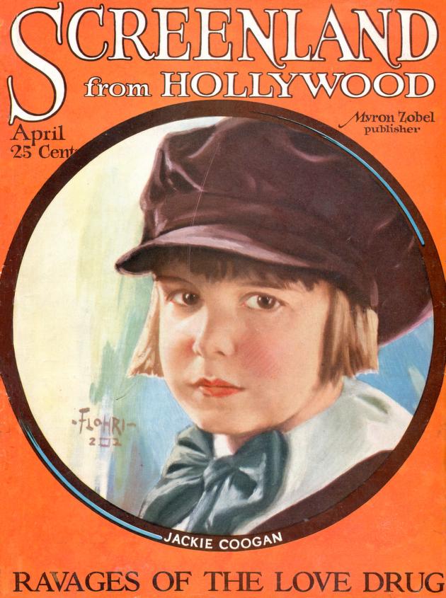 SCREENLAND magazine cover April 1923