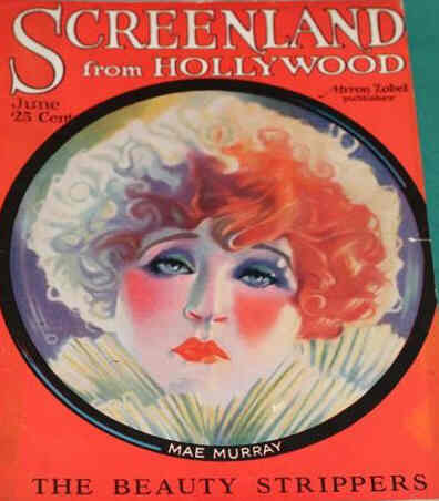 SCREENLAND magazine side cover June 1923
