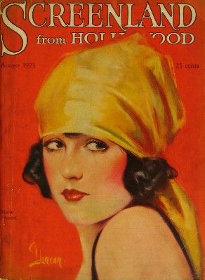 SCREENLAND magazine side cover August 1923