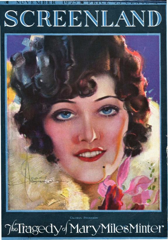 SCREENLAND magazine cover November 1923