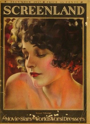 SCREENLAND magazine side cover December 1923