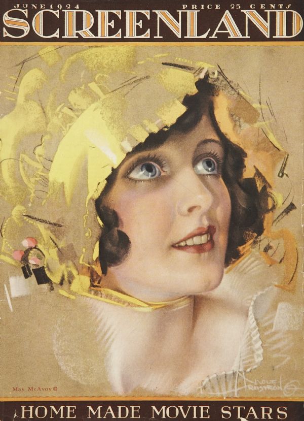 SCREENLAND magazine side cover June 1924