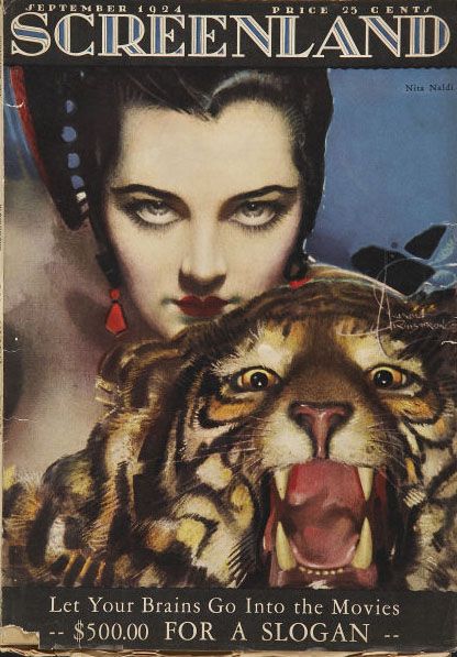 SCREENLAND magazine side cover September 1924