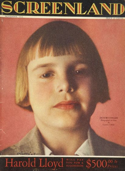 SCREENLAND magazine side cover November 1924
