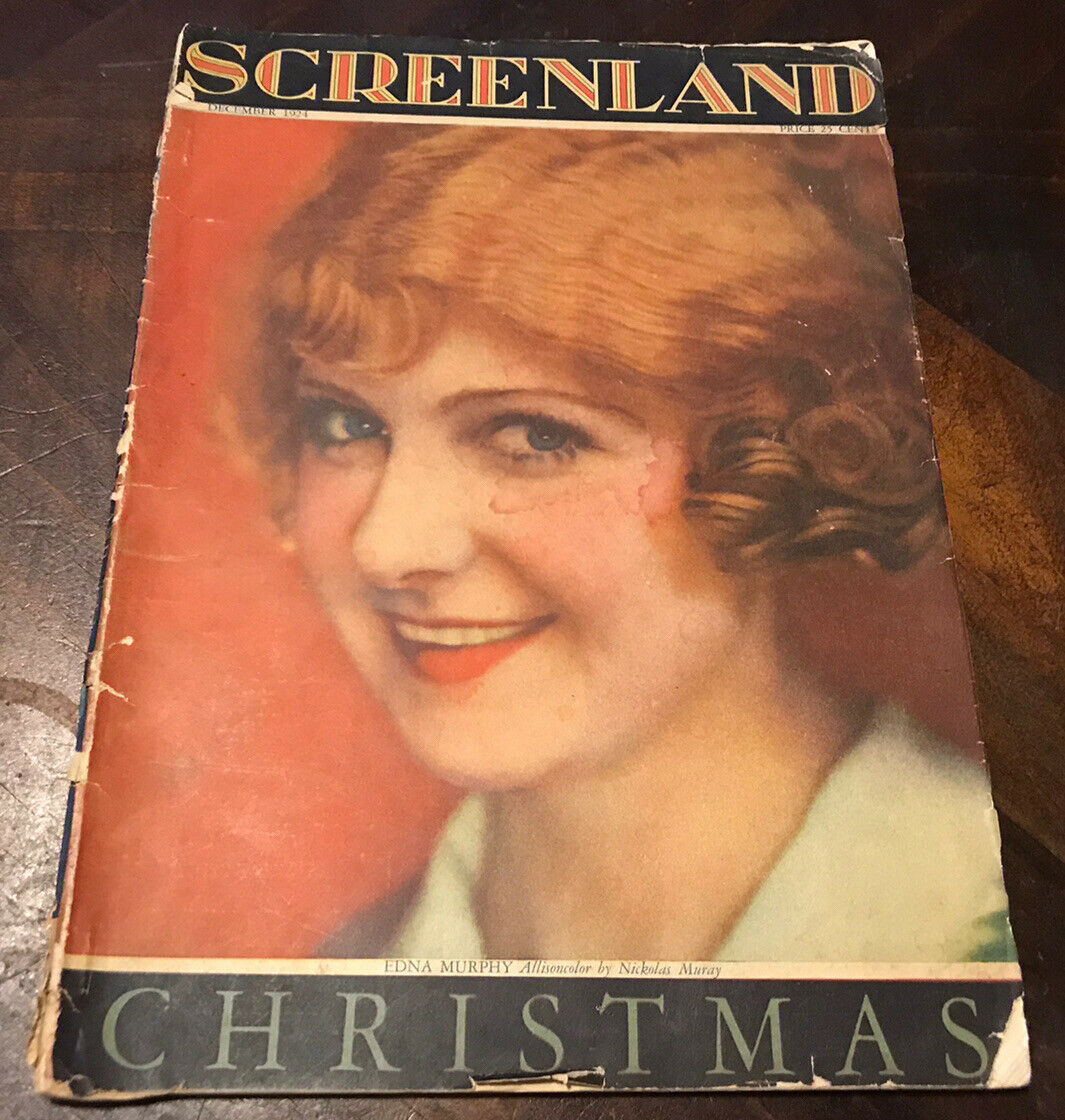 SCREENLAND magazine side cover December 1924