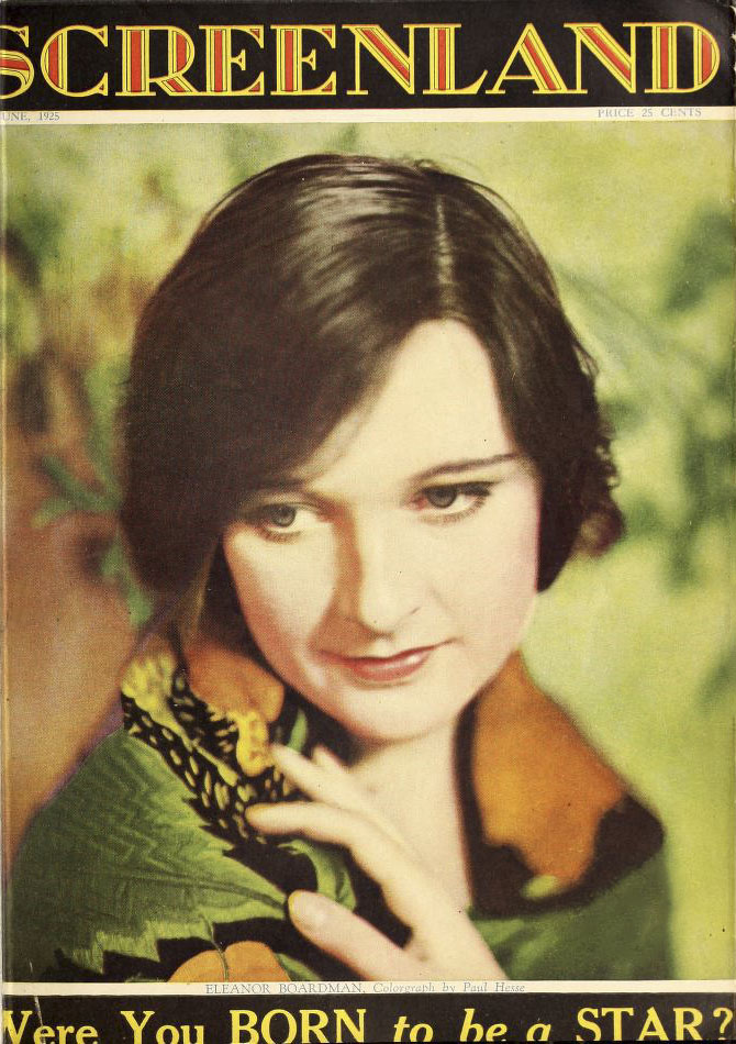 SCREENLAND magazine cover June 1925