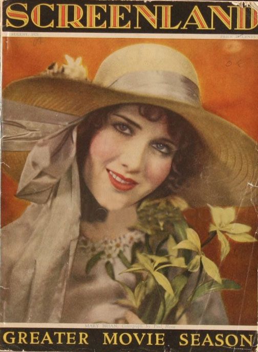 SCREENLAND magazine cover August 1925