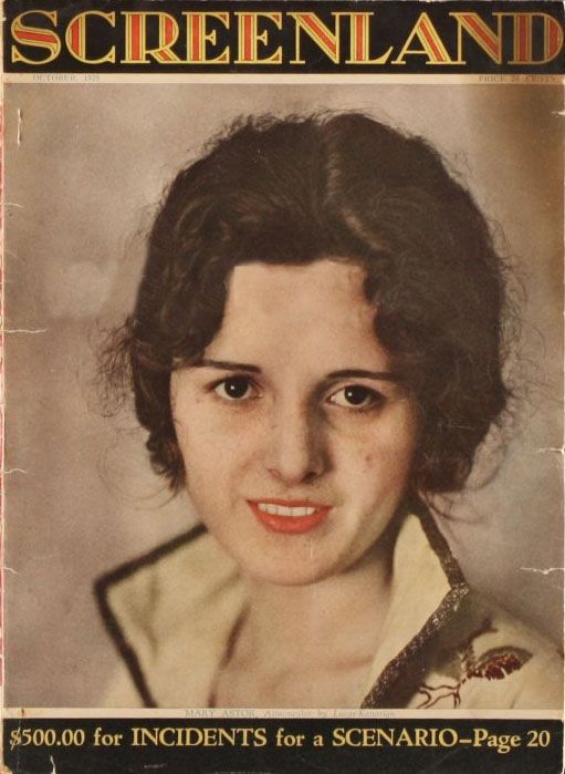 SCREENLAND magazine cover October 1925