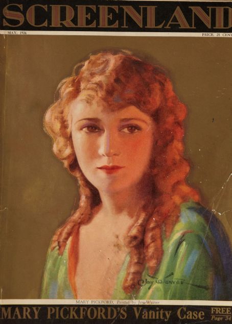 SCREENLAND magazine side cover May 1926