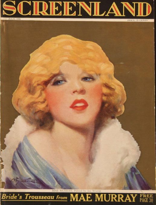 SCREENLAND magazine side cover July 1926