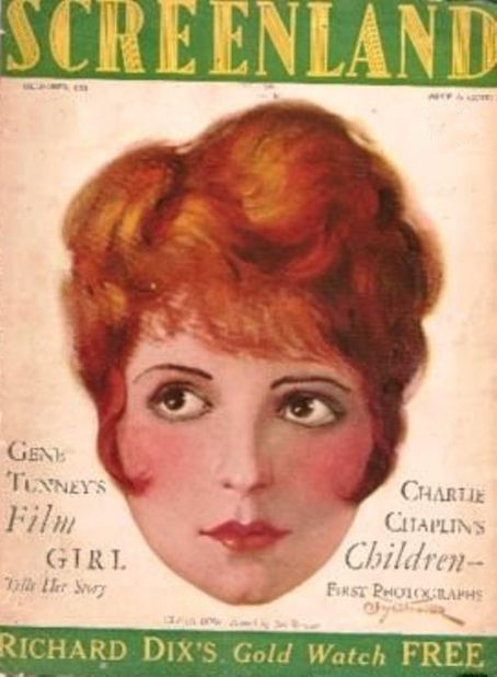SCREENLAND magazine cover December 1926