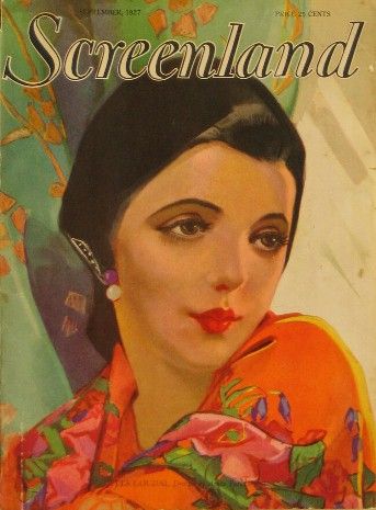 SCREENLAND magazine cover September 1927
